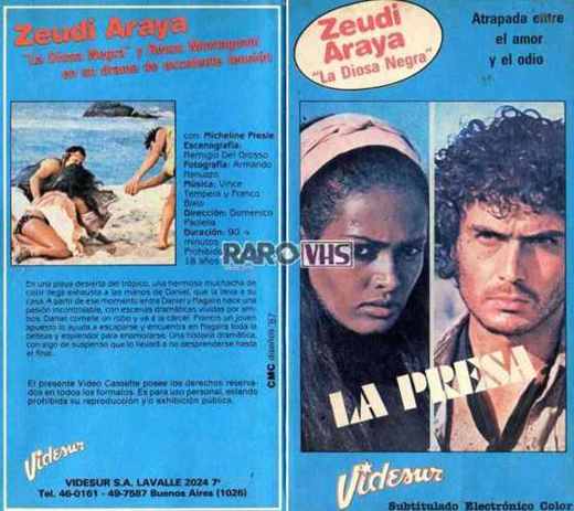 Carátula o foto de La presa Títulos alternativos (a.k.a.): The Prey, Kafti proklisi (Grecia), La Victima (España)