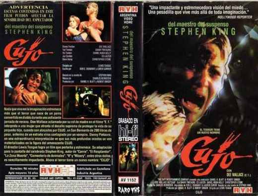 Carátula o foto de Cujo Adaptación de Stephen King