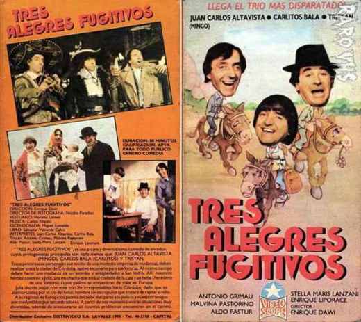 Carátula o foto de Tres Alegres Fugitivos