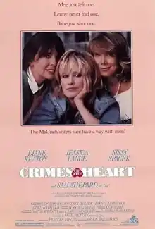 Crímenes del corazón (Crimes of the Heart) 1986 - con publicidades