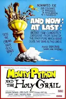Los caballeros de la mesa cuadrada (1975) de los Monty Python