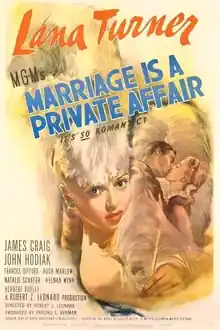 Marriage Is a Private Affair (1944)